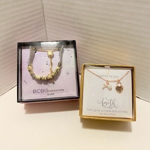 BCBGeneration bracelet + inspired by you necklace